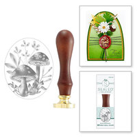 Spellbinders - Sealed Collection - Wax Seal Stamp - Forest Mushrooms